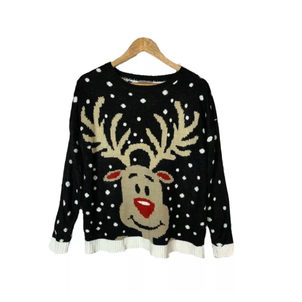 Joseph A Rudolph The Red-Nosed Reindeer Pullover Sweater - Picture 2 of 9